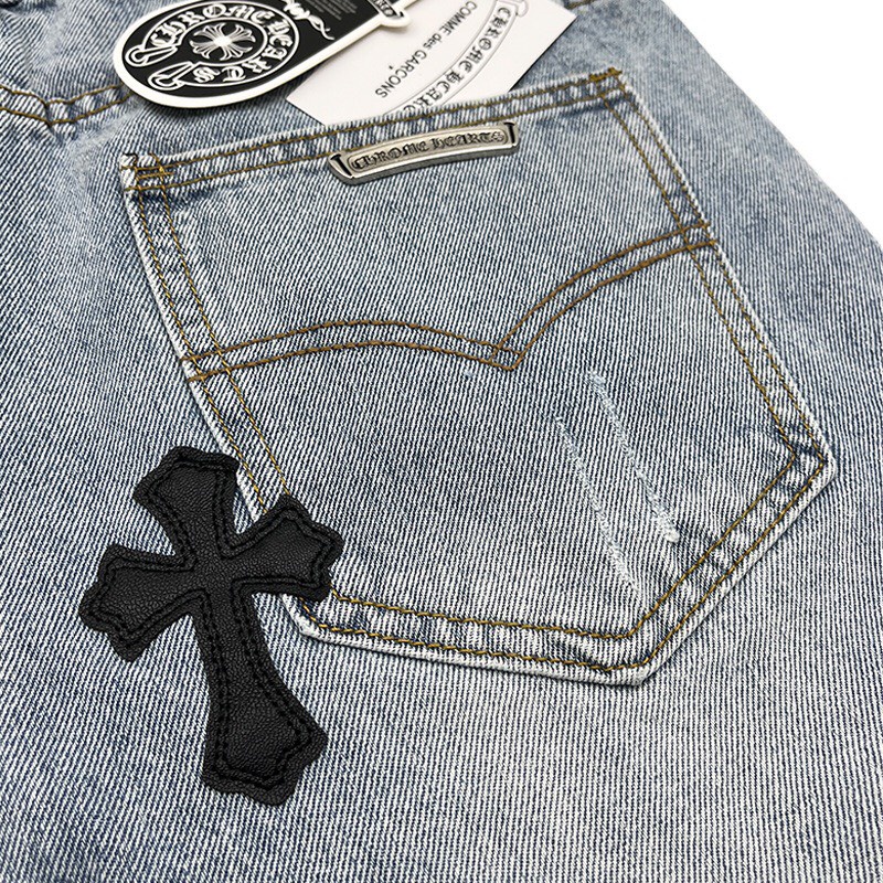 ⚡️ - Quần jeans Chrom Heart cao cấp full tag túi, quần jeans nam nữ ch