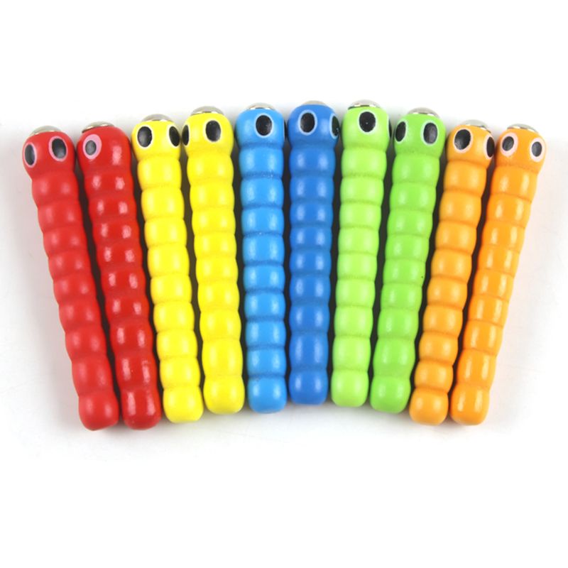 Youn Montessori Đồ Chơi Bắt Sâu Câu Cá Kỹ Năng Kích Thích Bàn Tay Và Mắt Cho Bé