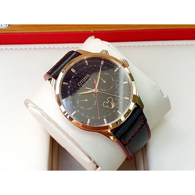 ĐỒNG HỒ NAM CHÍNH HÃNG Citizen AP1053-23W Eco-Drive Limited Phiên Bản Disney Mickey Mouse