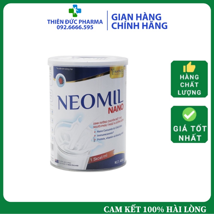Sữa Bột Neomil Nano Cung Cấp Năng Lượng Cho Cơ Thể Với Các Dưỡng Chất Cân Đối, Dễ Hấp Thụ Và Chuyển Hóa
