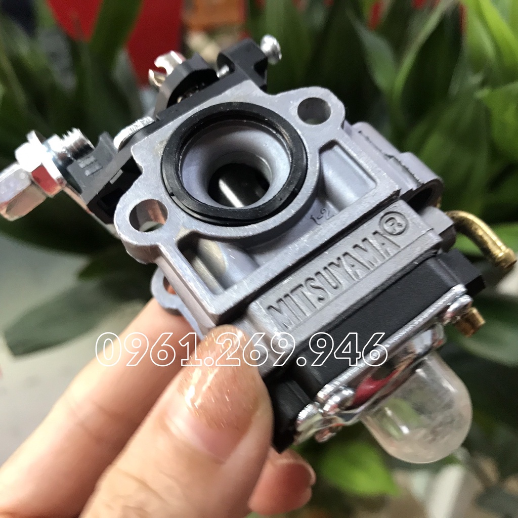 Chế hoà khí, bình xăng con Mitsuyama chính hãng thay thế cho máy cắt cỏ