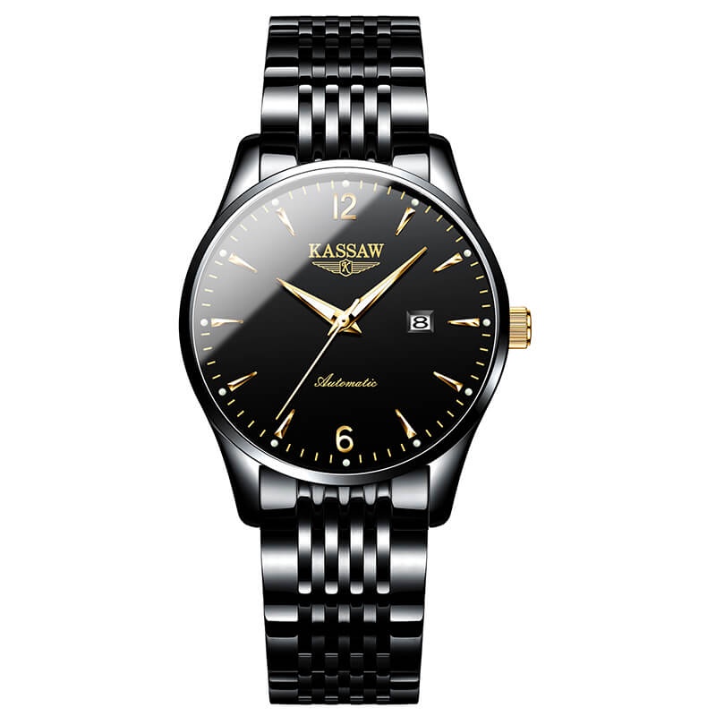 Đồng hồ nữ chính hãng KASSAW K876-13  Kính sapphire ,chống xước,Chống nước ,BH 24 tháng,Máy cơ (Automatic) ,dây kim loại