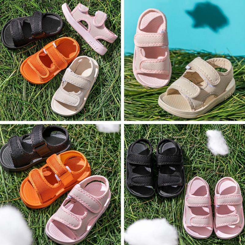 Giày Sandal Quai Dán Đế Chống Trượt Cho Bé Từ 1-8 Tuổi