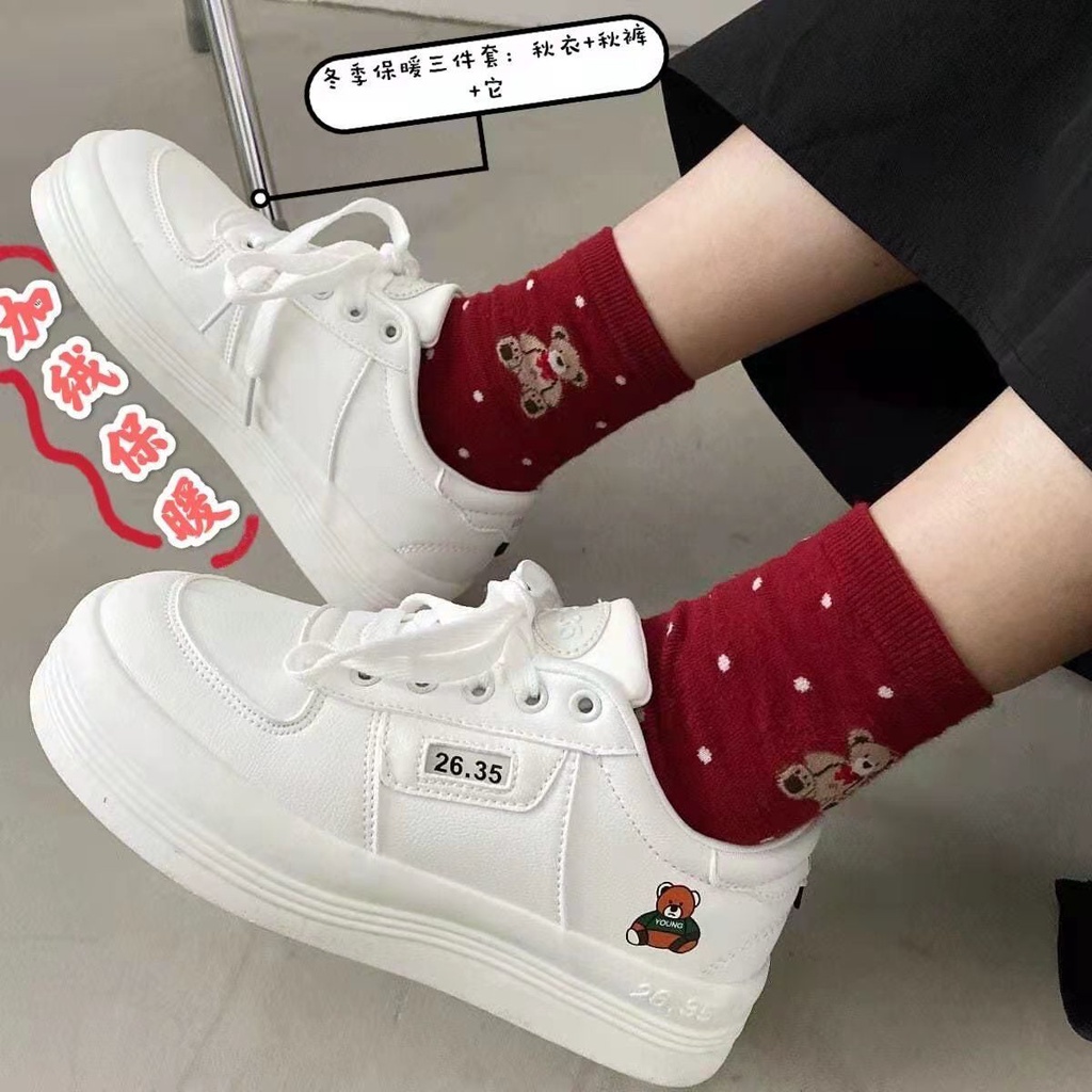 Giày Thể Thao Mũi Tròn Đế Dày Tăng Chiều Cao Thoải Mái Dễ Mặc Thời Trang Xuân Hè Cho Học Sinh