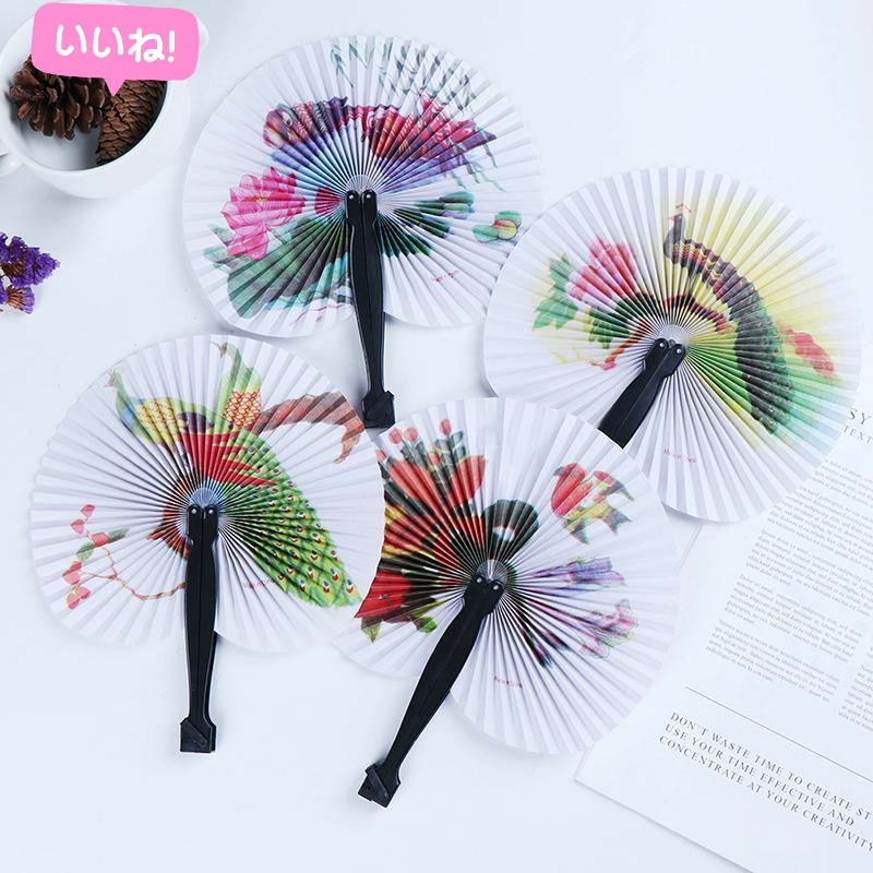 Quạt Giấy Xếp Cầm Tay Mang Theo Gọn Nhẹ, Tiện Dụng