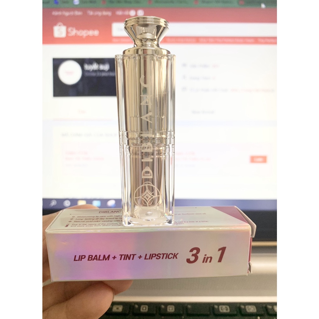 Son thông minh hữu cơ 3in1 DIBLANC LIPBALM + TINT + LIPSTICK