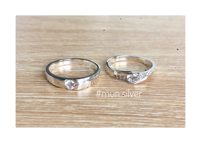 Nhẫn đôi NDM1-miễn phí khắc chữ theo yêu cầu