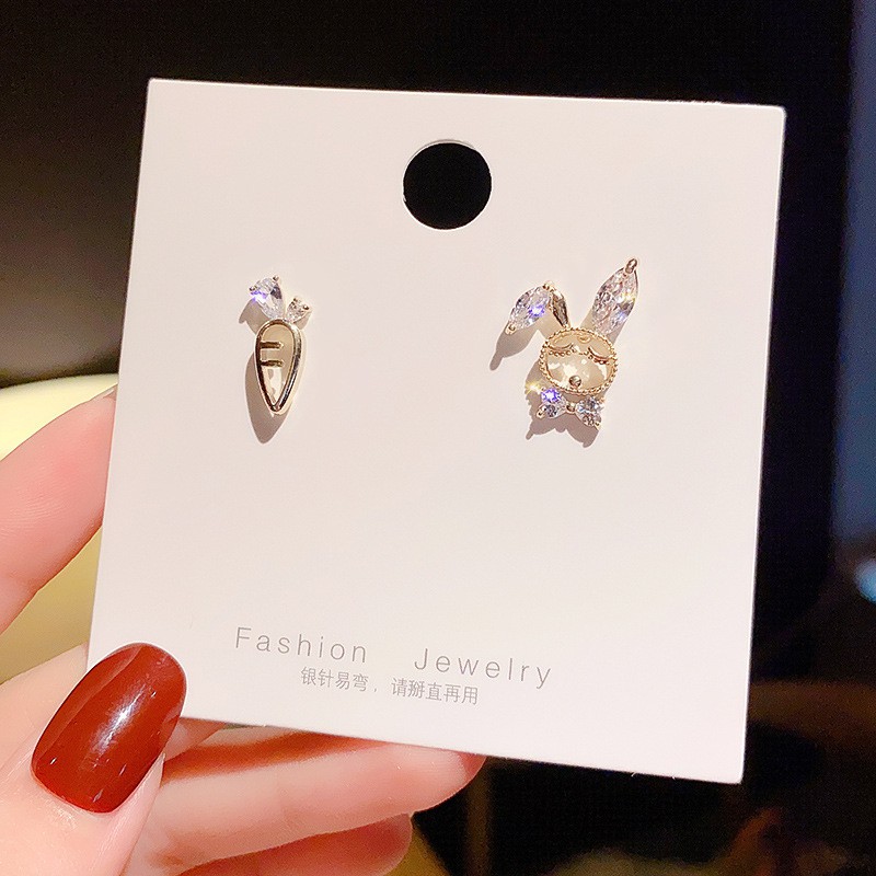 Bông tai nữ bạc 925 phong cách Hàn Quốc Hanjue Jewelry (1) 💕FREESHIP 50k💕 - dear.ladies