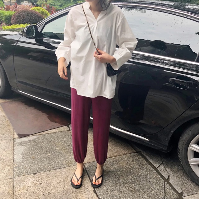 Áo sơ mi cúc sau lưng