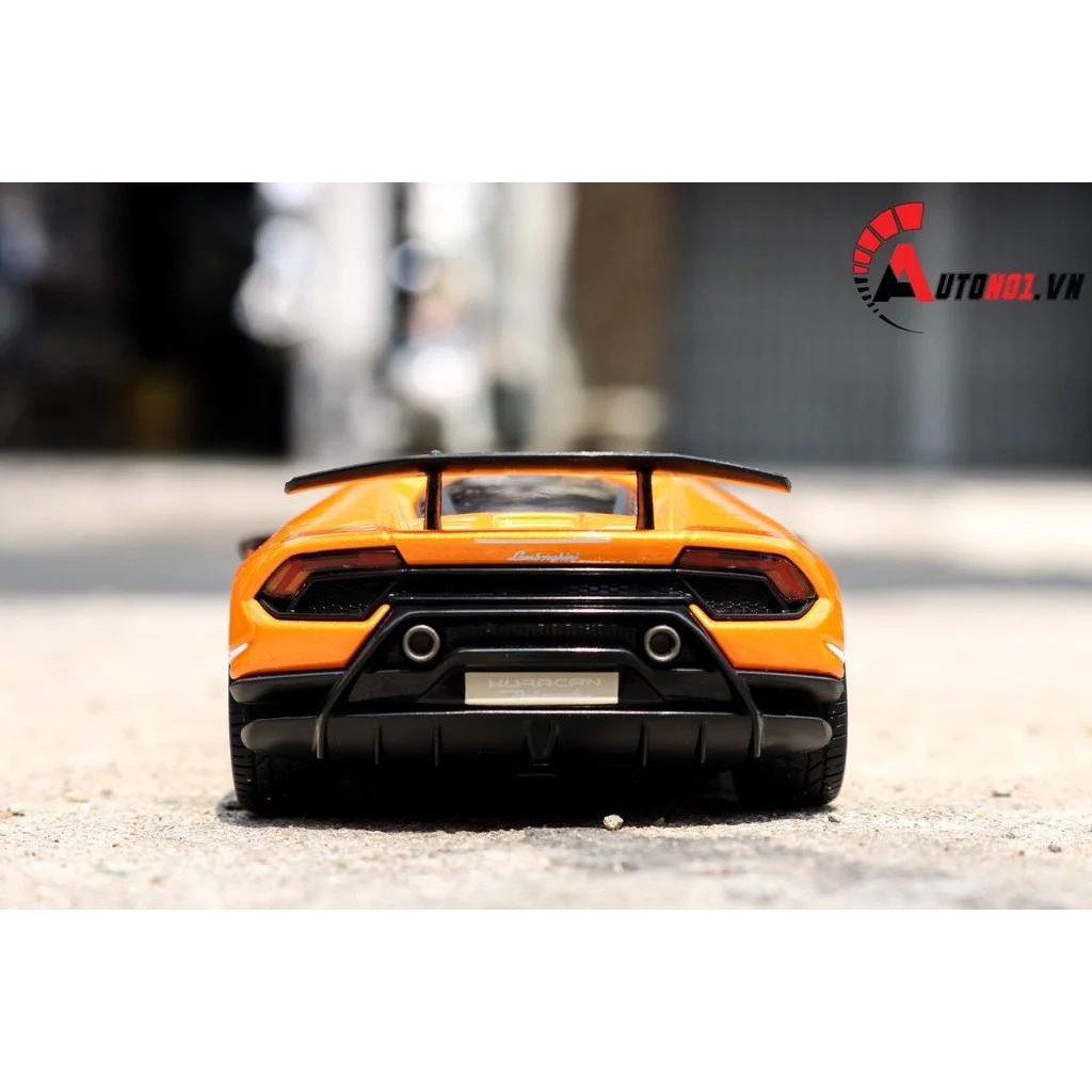 MÔ HÌNH LAMBORGHINI HURACAN PERFORMANTE ORANGE 1:24 BBURAGO 5725