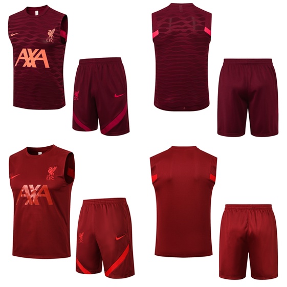 Bộ Đồ Luyện Tập Tay Ngắn Màu Hạt Dẻ Màu Hạt Dẻ 2021-22 Size S-XXL Chất Lượng Cao Cho Nam