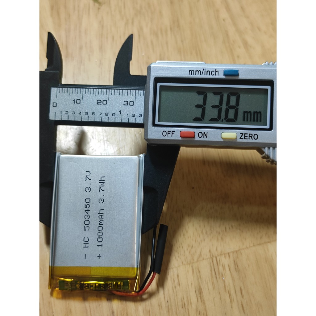 Pin Lithium - Ion 3.7V 503450 1000mah