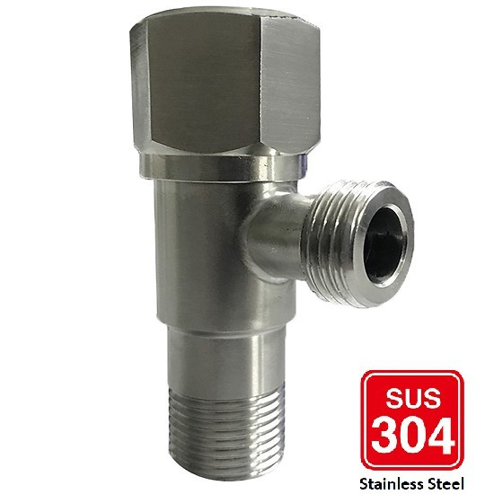 Van Chia Giảm Áp Lực Nước Inox SUS 304 Cao Cấp, ren 21, van khóa