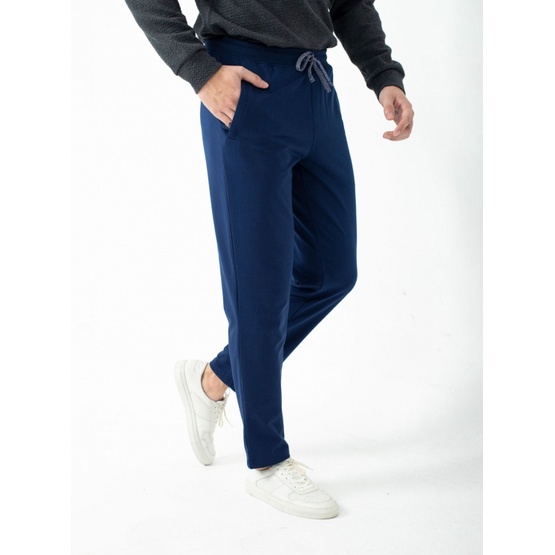 Quần dài đông Insidemen  cotton ống suông túi khóa IPA008W1