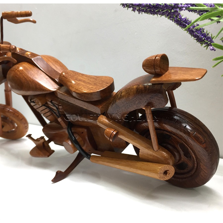 Mô Hình Xe Gỗ Motor Harley Davidson Chopper