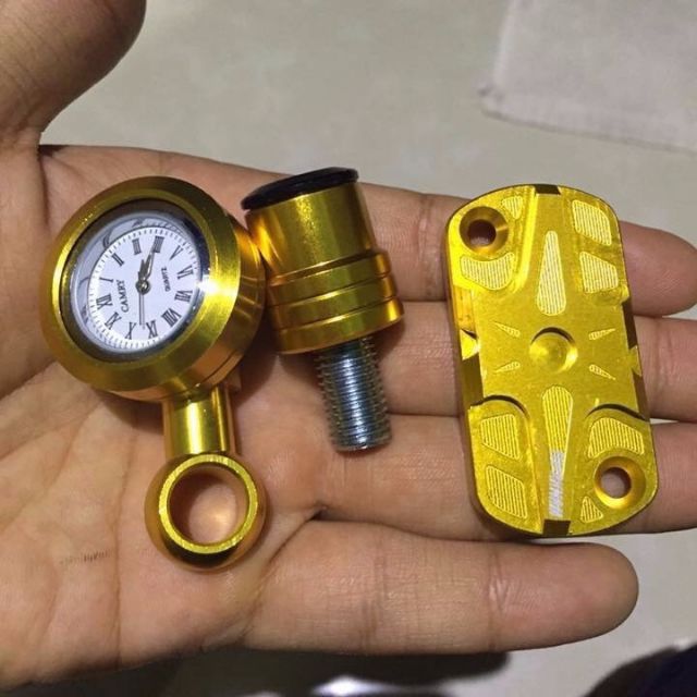 Combo 3 món (đồng hồ, ốc kính, nắp bình dầu) nhiều màu
