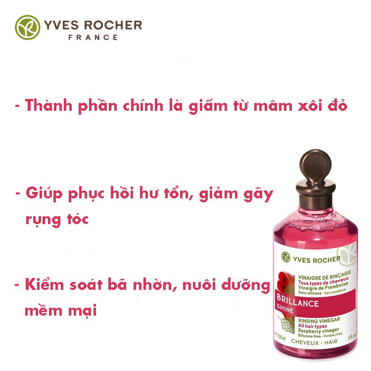 Giấm xả tóc bóng mượt SHINE RINSING VINEGAR 150ML