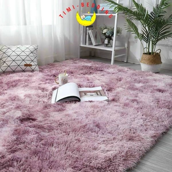 Thảm lông trải sàn phòng ngủ, phòng khách – Thảm trang trí cao cấp kích thước 1,6x2m – Timibedding