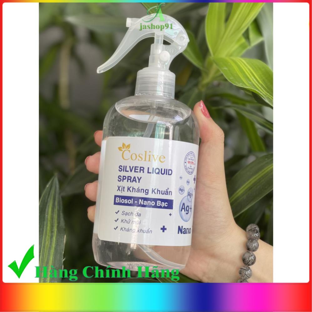 Xịt Kháng Khuẩn Nano Bạc COSLIVE 500ML - jashop91 | BigBuy360 - bigbuy360.vn