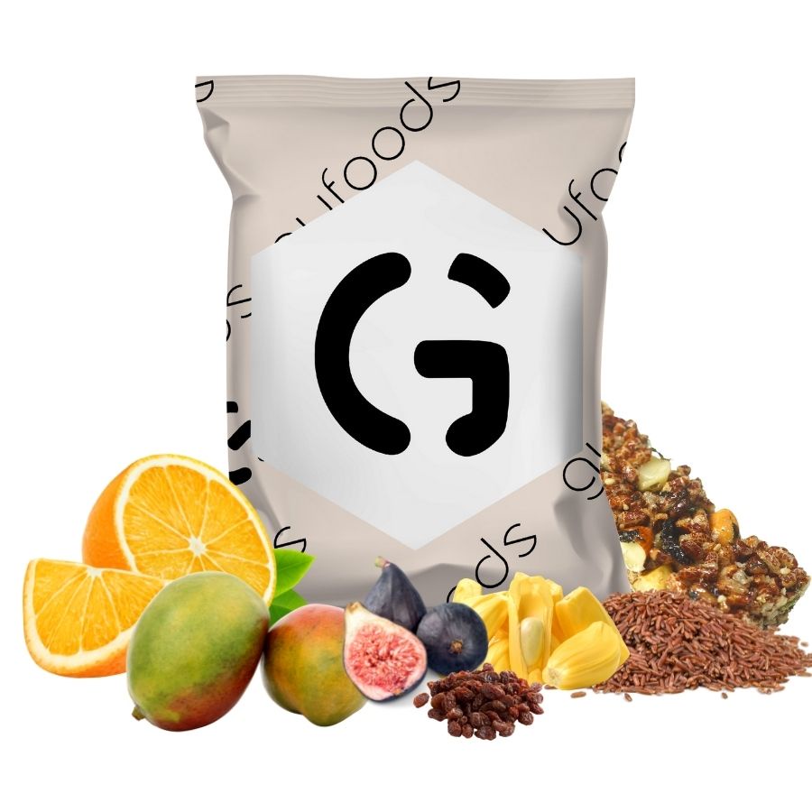 Thanh gạo lứt ngũ cốc ăn kiêng GUfoods (2 vị Rong biển / Mix trái cây) - Lành mạnh, Ăn kiêng, Eat clean (120g/250g)