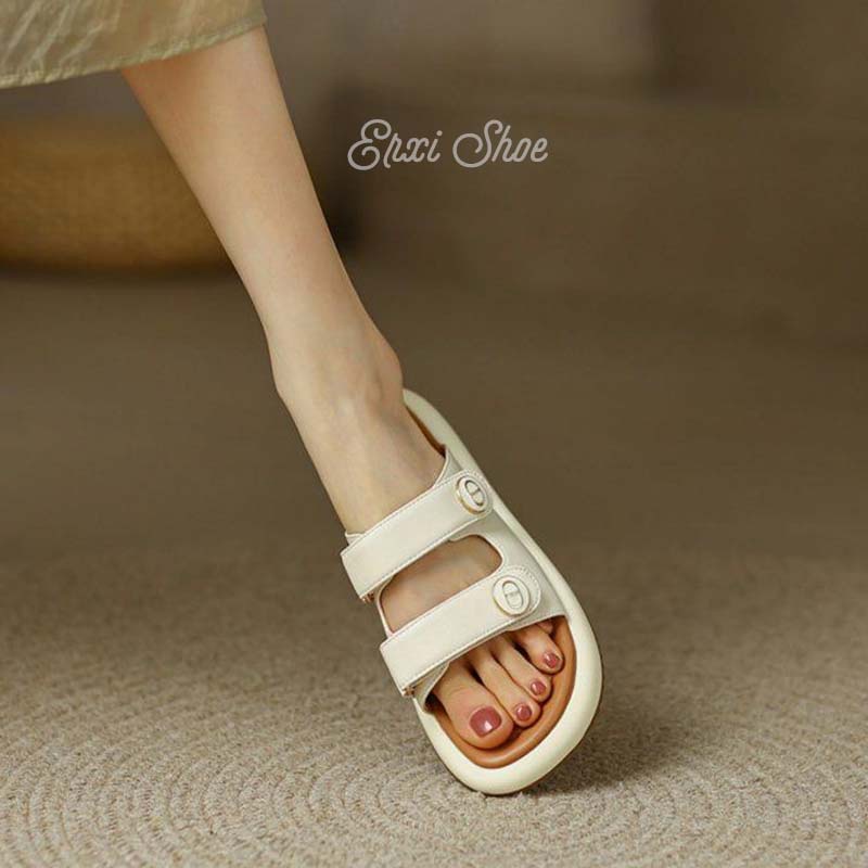 Dép Quai Ngang Đế Bằng Thời Trang Cho Nữ