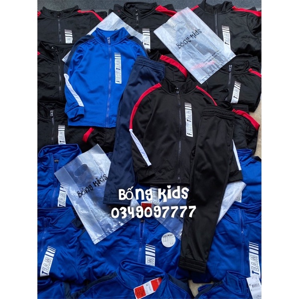 Bộ Nỉ Thể Thao Bé Trai Phối Màu INEXTENSO