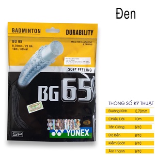 Dây đan vợt cầu lông yoex bg65 1 bộ