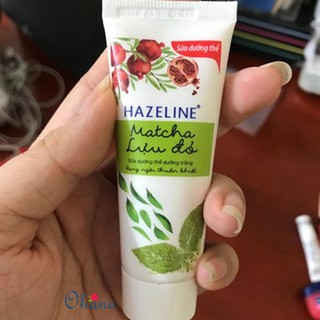 Sữa dưỡng thể Matcha Lựu đỏ Hazeline 15g