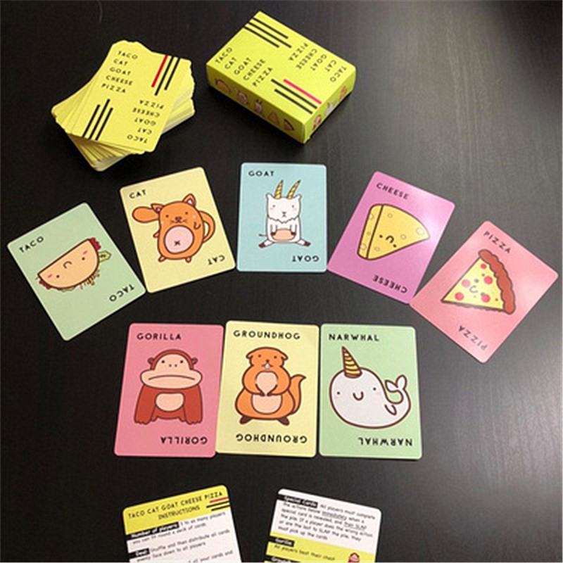 Taco Cat Goat Cheese Pizza Card Game