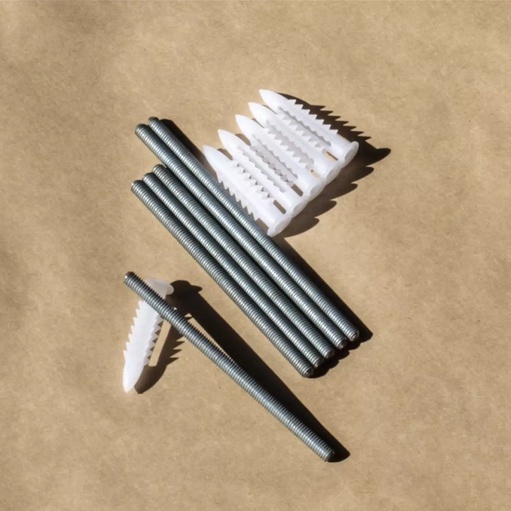 CHỐT ÂM TƯỜNG TREO KỆ TRANG TRÍ CÓ KÈM Tắc Kê