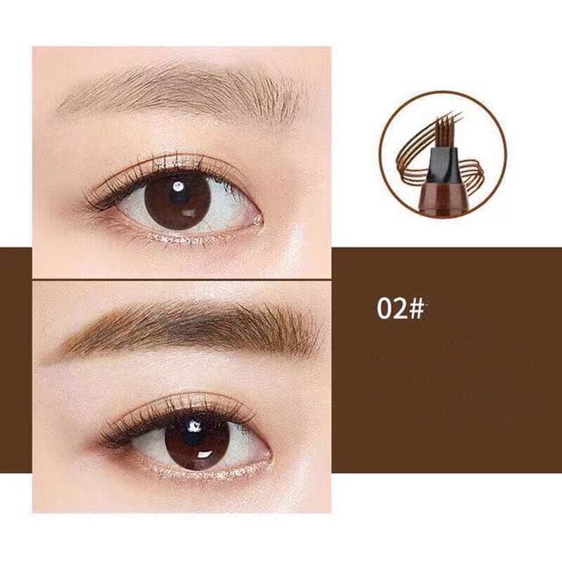 Bút Kẻ Mày Dạng Lỏng Lâu Trôi Chống Thấm Nước Và Mồ Hôi Không Gây Chóng Mặt Với 5 Màu Lựa Chọn