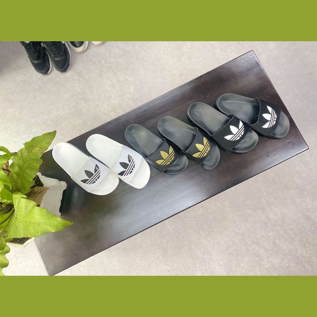 Dép Das Originals adilette Lite sliders 2 Màu Đen, Trắng