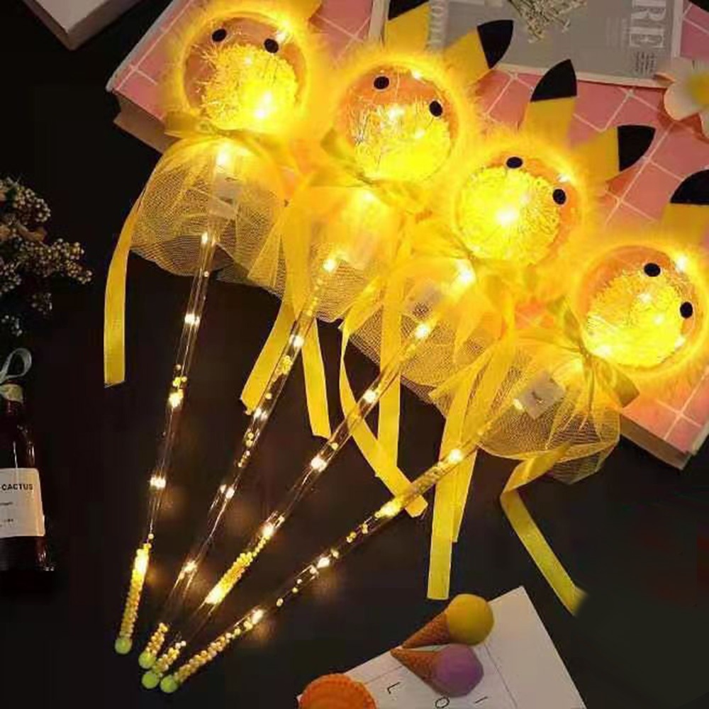 Gậy Đồ Chơi Hình Tròn Họa Tiết Ngôi Sao Lấp Lánh Tỏa Sáng Dành Cho Trẻ Em