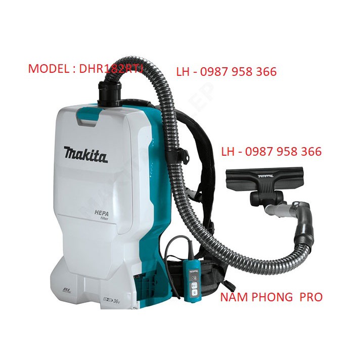 Máy hút bụi đeo vai dùng pin Makita DVC660Z