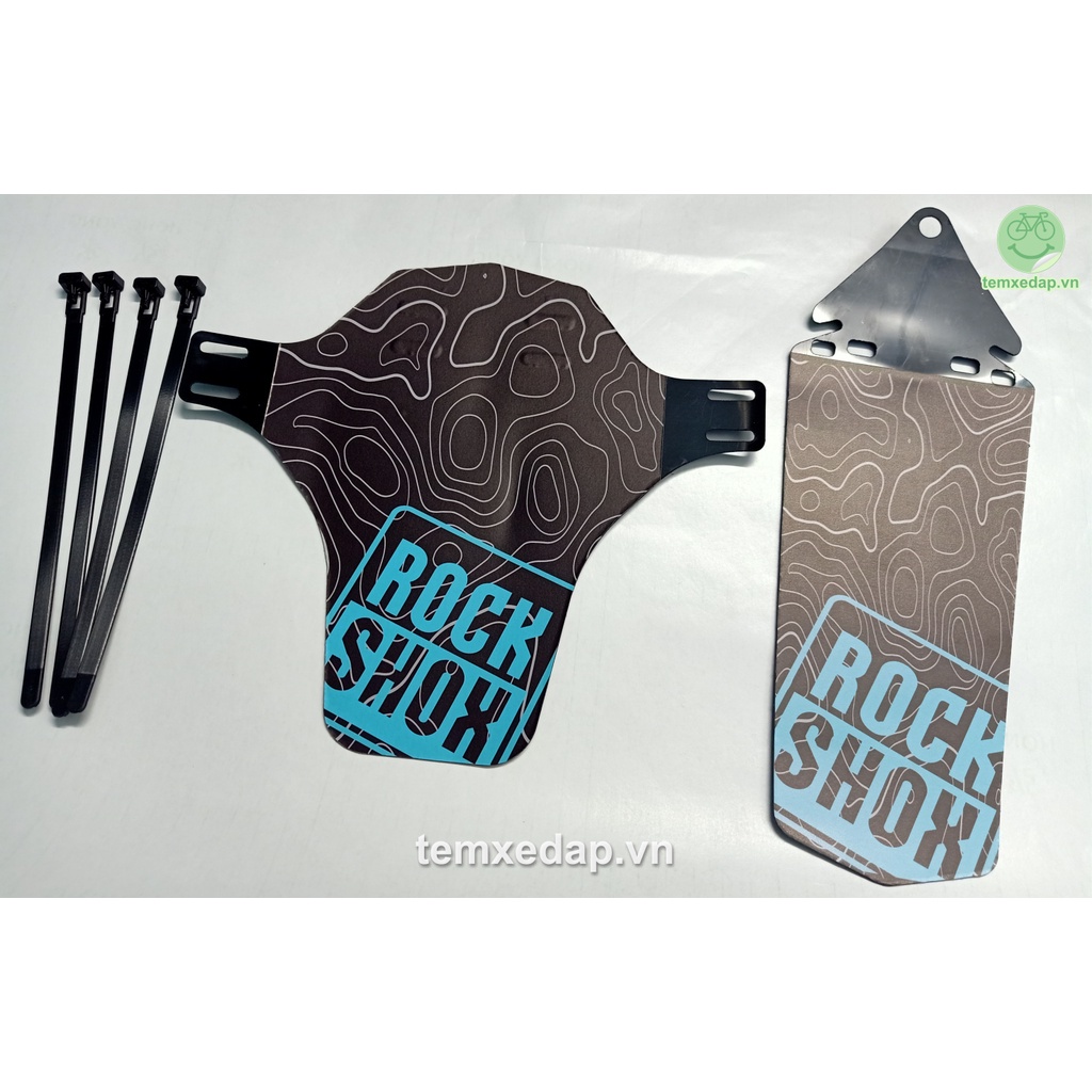 ☇№✸Dè chắn bùn xe đạp địa hình MTB ROCKSHOX 2021 | Mud Guard Bicycle Fenders CycleWrap