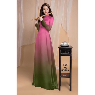 vải áo dài màu ombre