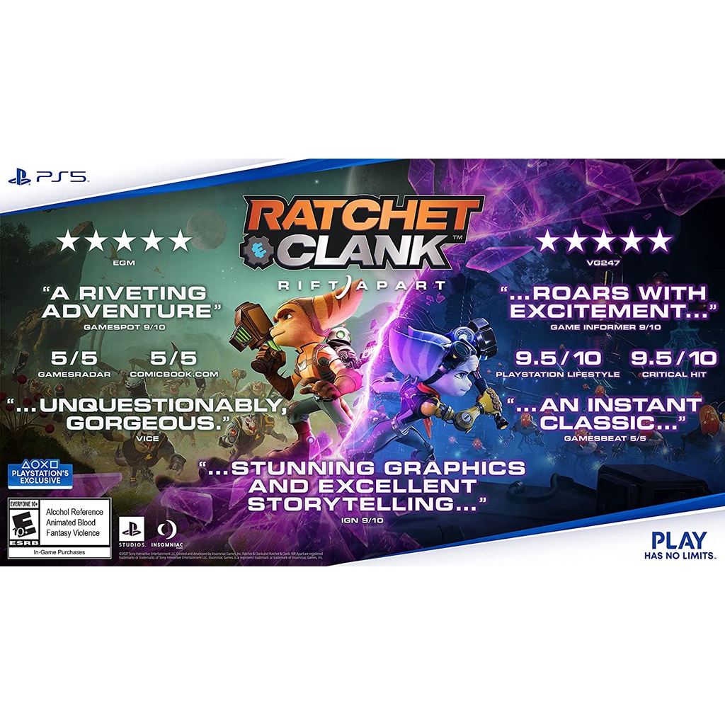 Đĩa game PS5 Ratchet &amp; Clank: Rift Apart - PlayStation 5