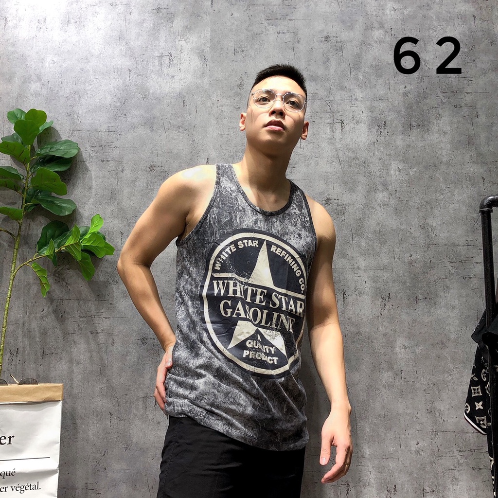 Áo sát nách gym ba lỗ tanktop thể thao nam bigsize cotton cao cấp SNTL58