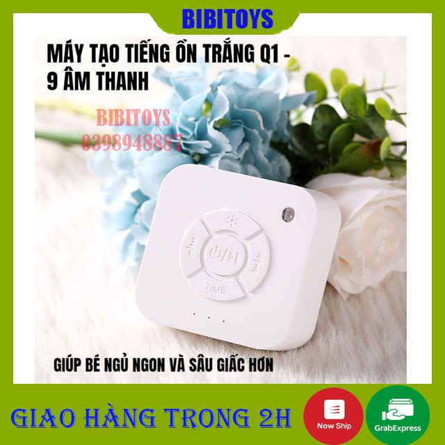 [HÀNG LOẠI 1] Máy tạo tiếng ồn trắng white/noise giúp bé ngủ ngon, sâu giấc và không bị giật mình