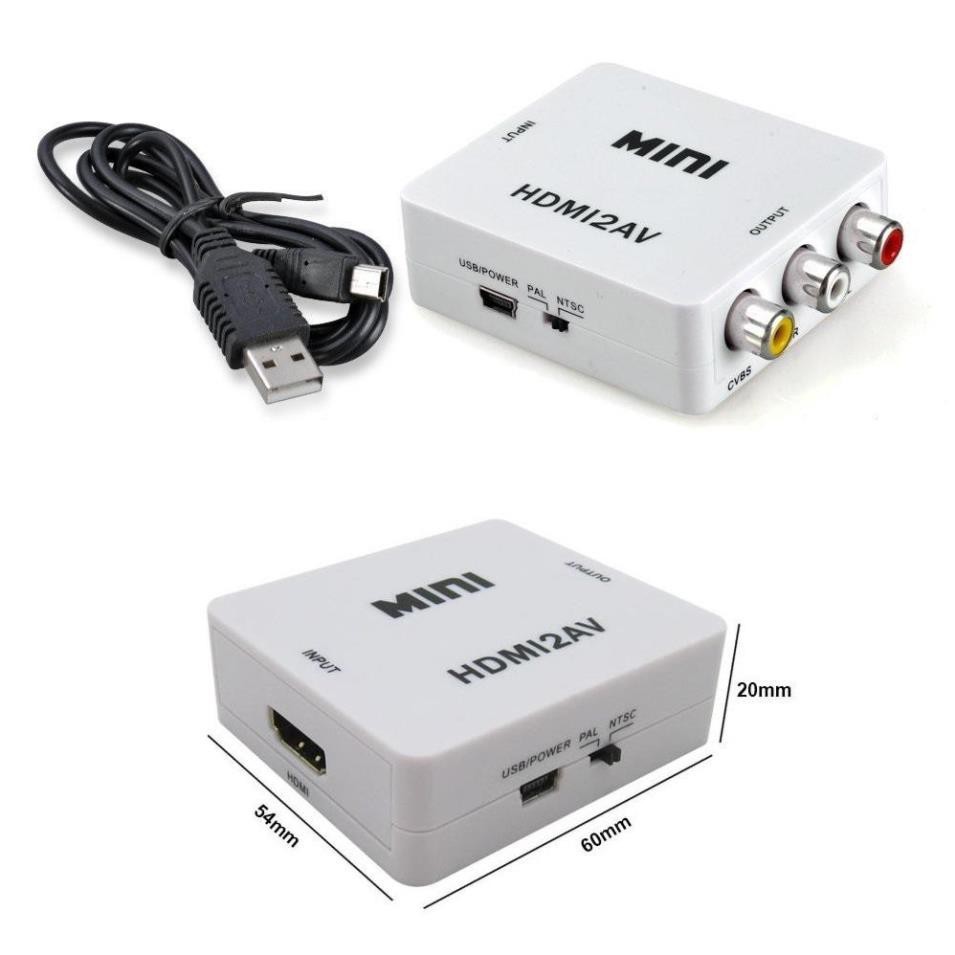 Box Chuyển mini HDMI Ra AV HDMI2AV