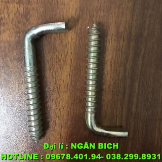 (SÉT BỘ VÍT NỞ) Nở +Vít chữ L phi 10x8mm, Vít bình nóng lạnh