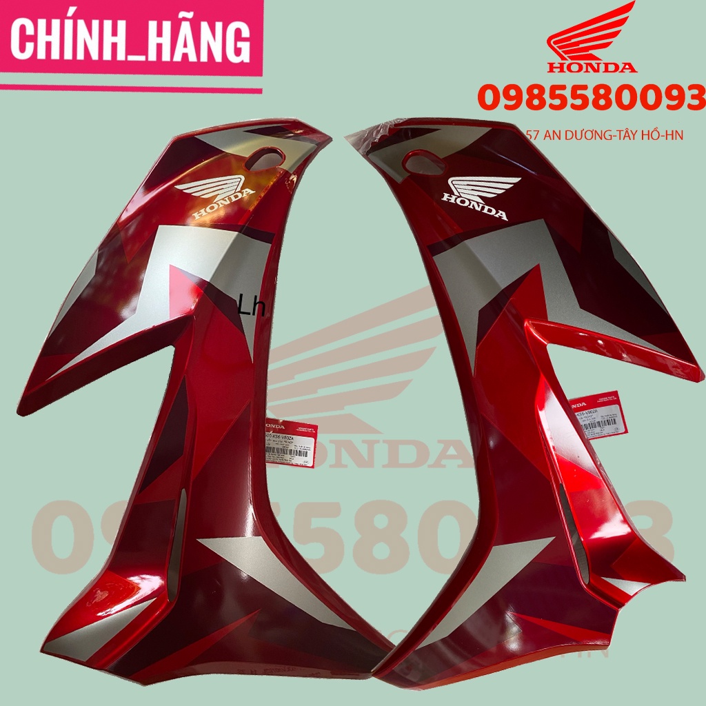 Cánh yếm xe winner x, yếm nhựa mà đỏ camo 2019 phiên bản abs chính hãng honda