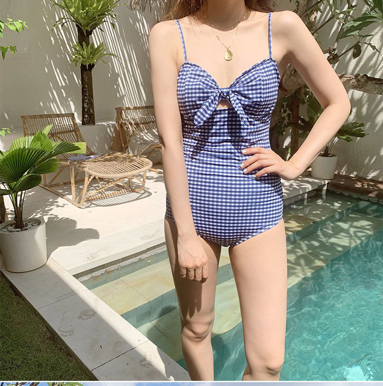 Bộ Đồ Bơi Họa Tiết Ca Rô Thời Trang Quyến Rũ Dành Cho Nữ | BigBuy360 - bigbuy360.vn