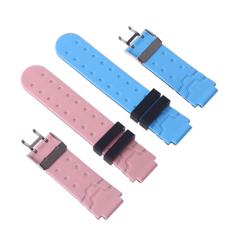 Dây Đeo Đồng Hồ Bằng Silicone 16mm Cho Q750 Q100 Q60 Q80 Q90 Q528 T7 S4 Y21 Y19 Gps