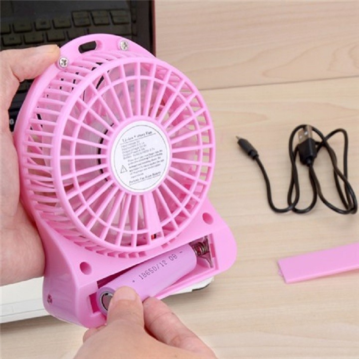 Quạt mini 3 tốc độ siêu mát, nhỏ gọn tiện dụng (20.5)