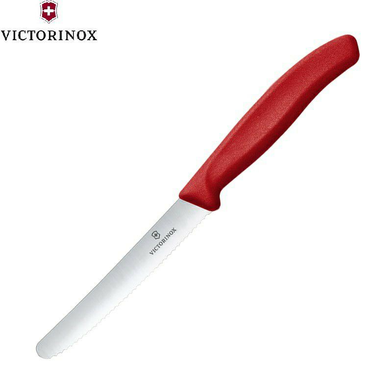 DAO BẾP VICTORINOX LƯỠI RĂNG CƯA 11 CM- ĐẦU TRÒN