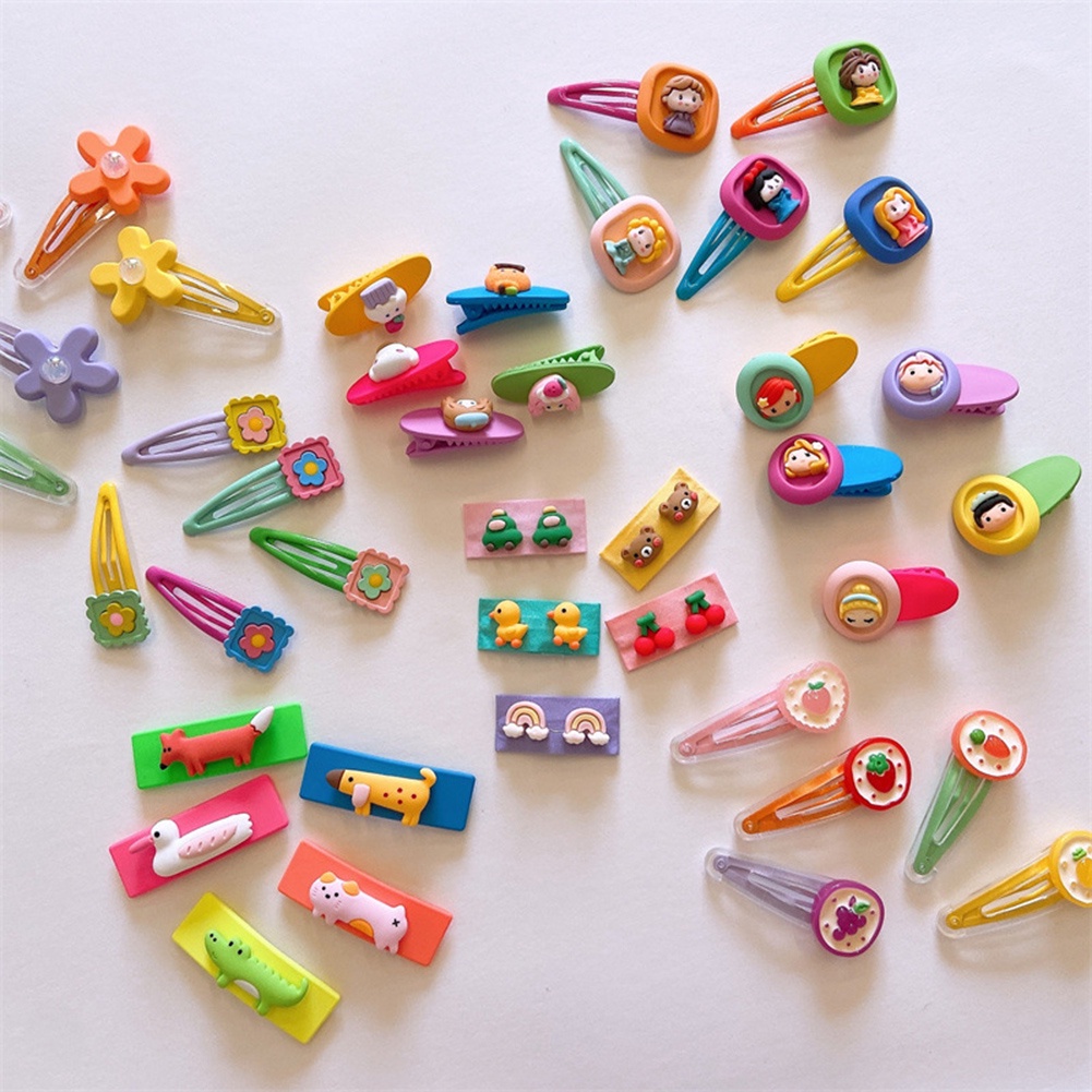 Set 5 Kẹp Tóc Màu Kẹo Dễ Thương Cho Bé Gái