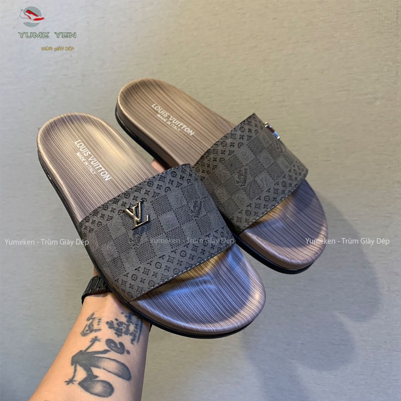 Dép Nam / Dép Lv Bản Đặc Sắc Huyền Thoại Quai Ngang Đế Xước Max Đẹp