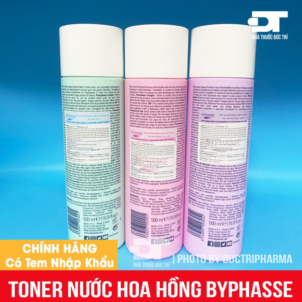 Nước Hoa Hồng BYPHASSE Soft Toner Lotion 500ml nk033