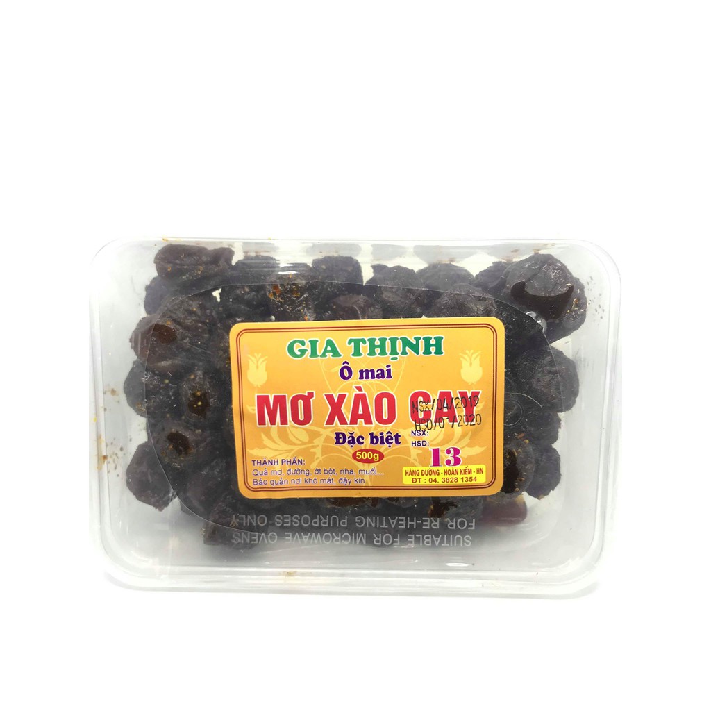 Ô mai mơ xào cay 500gr Gia Thịnh Hà Nội